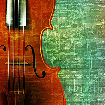 抽象,低劣,背景,小提琴