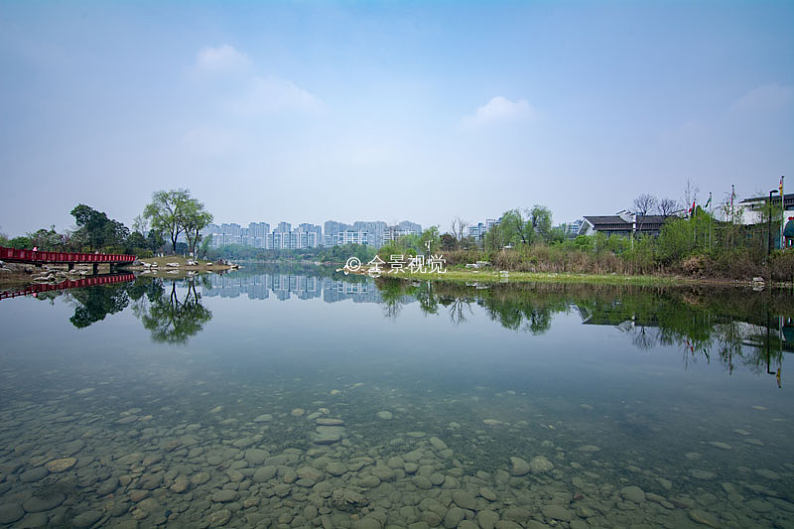 春天的錦城湖公園