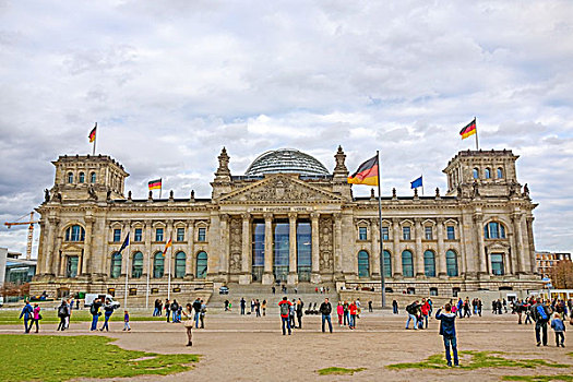 德国人,德国国会大厦,建筑,柏林,德国