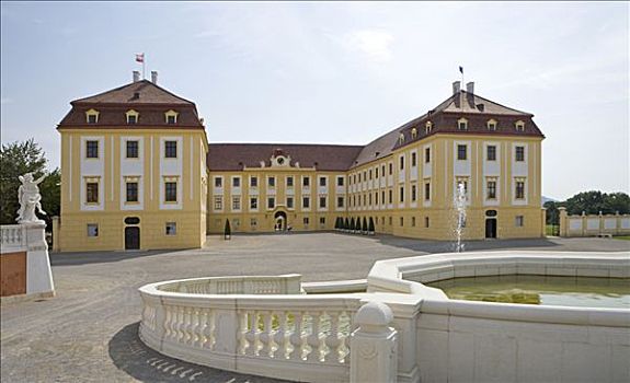 城堡,宫殿,王子,尤金,巴洛克,下奥地利州,欧洲