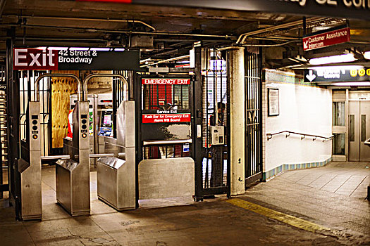 入口,纽约,地铁