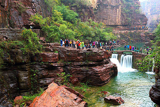 云台山红石峡