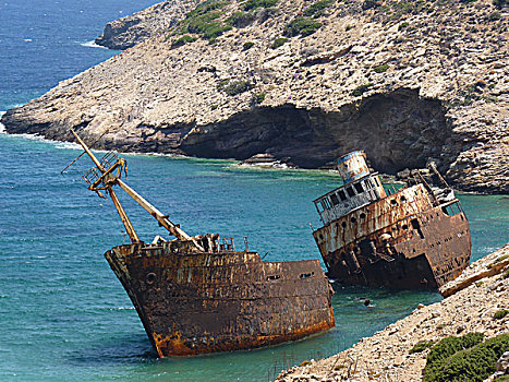 失事船舶,阿莫尔戈斯岛,基克拉迪群岛,希腊