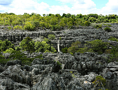 国家公园,喀斯特地貌,侏罗纪,石灰石,自然保护区,马达加斯加,非洲