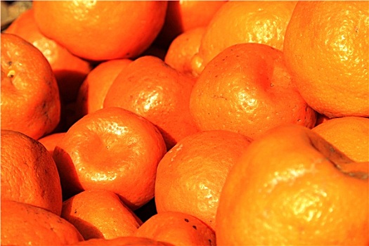 新鲜,圆润,橙色,水果