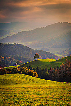 风景,阿彭策尔,阿本泽伦兰德,瑞士