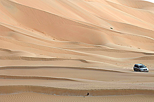 阿曼苏丹国,沙漠,四驱车