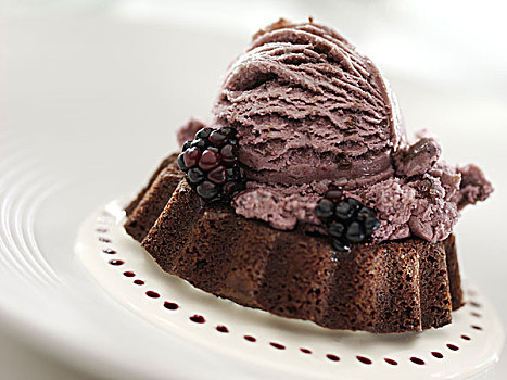 巧克力冰淇淋,甜点