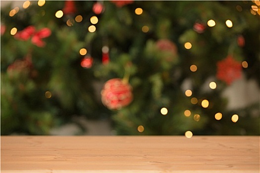 书桌,圣诞树,背景