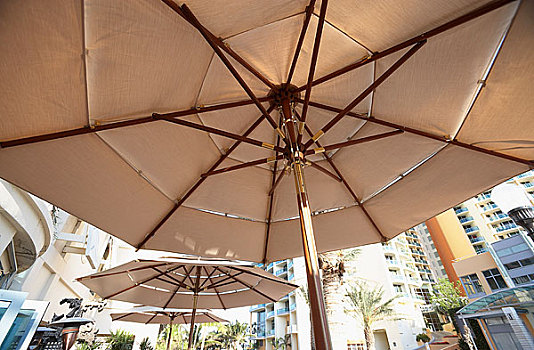 伞,户外,咖啡,南,迈阿密海滩,迈阿密,佛罗里达