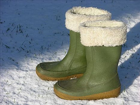 胶靴,冬天