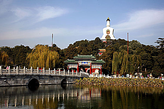 北京北海公园风景