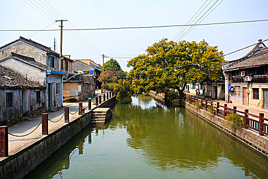 岳童村,护栏,小河