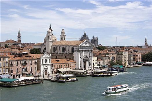圣玛丽亚教堂,风景,大运河,威尼斯,意大利,欧洲