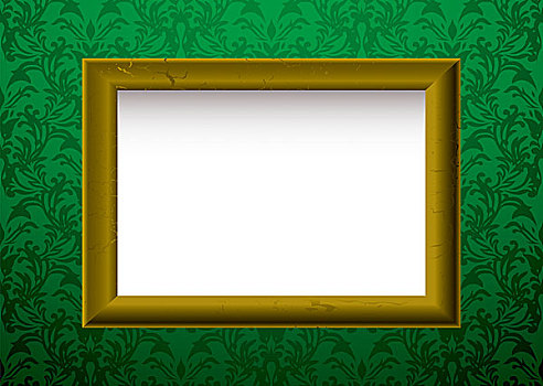 绿色,壁纸,背景,金色,木质,画框