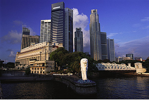 城市,鱼尾狮,新加坡
