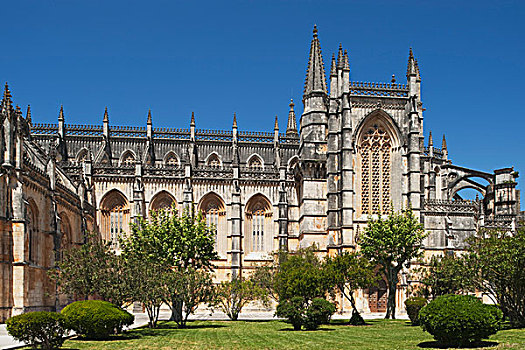 14世纪,圣玛丽亚修道院,维多利亚,巴塔利亚,战斗,教堂,葡萄牙
