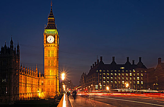 英格兰,伦敦,威斯敏斯特,光影,交通,旅行,威斯敏斯特桥,大本钟,议会大厦