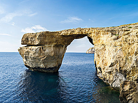 岛屿,戈佐,马耳他,群岛,蔚蓝,窗户,天然拱,海洋,桥,海岸,欧洲,南欧,大幅,尺寸