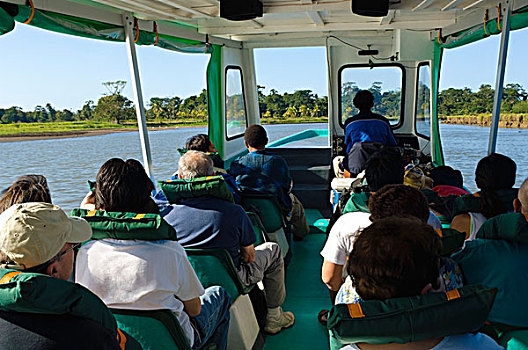 游客,河船,柠檬,哥斯达黎加