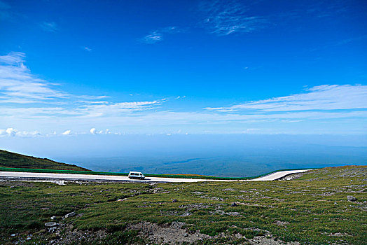 长白山地质森林自然景观