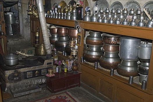 传统,厨房,查谟-克什米尔邦,印度