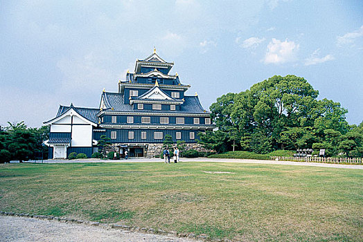 日本冈山城