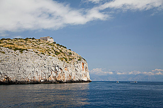 悬崖,海岸,码头,萨勒诺,地区,坎帕尼亚区,意大利