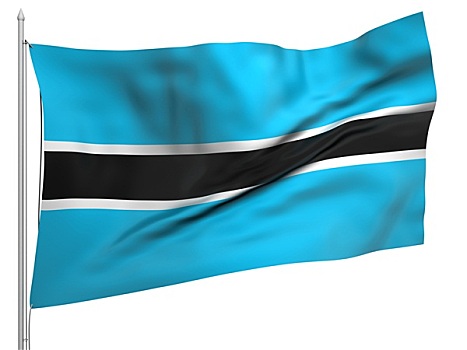 飞,旗帜,博茨瓦纳,国家