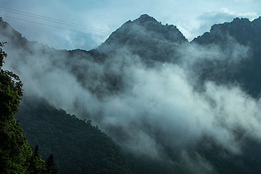 恩施,大山,湖北,山区,云海,云雾,高山,神秘,群山,山峰,鄂西