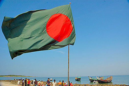 浸,圣徒,岛屿,数字,小,小岛,分开,市场,孟加拉,十二月