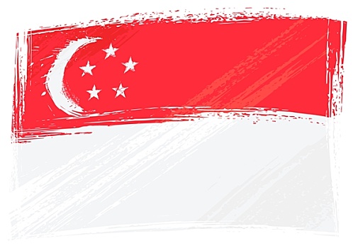 低劣,新加坡,旗帜