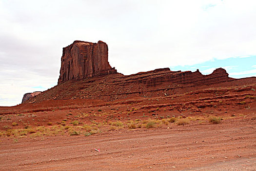 纪念碑山谷,吉普车,公路,那瓦荷部落公园,那瓦荷印地安保留区,亚利桑那州,犹他州,那瓦荷族公园,北美洲,美国,风景,地标,著名景点,全景