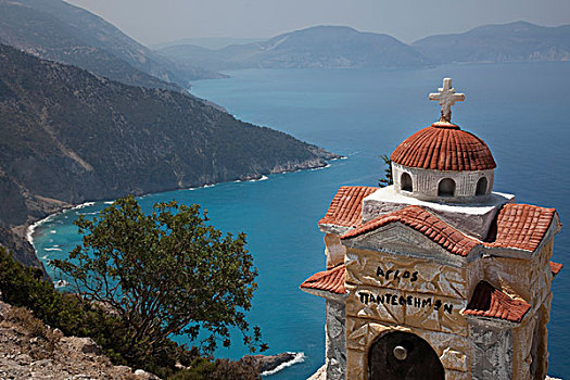 教堂,凯法利尼亚岛,爱奥尼亚群岛,希腊