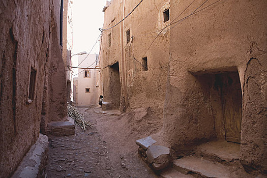 小巷,瓦尔扎扎特,摩洛哥