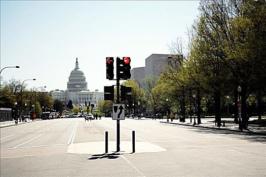 建筑,宾夕法尼亚,道路,国会大厦建筑,华盛顿特区,美国