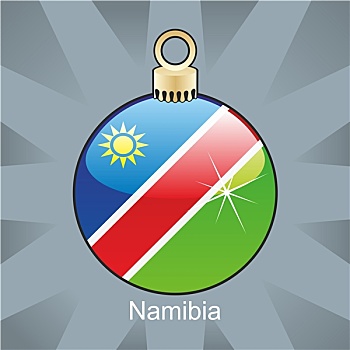 纳米比亚,旗帜,圣诞节,形状