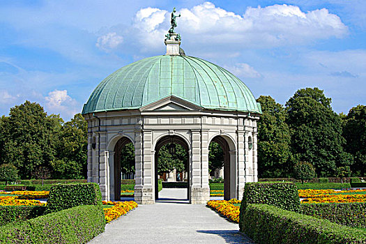 宫廷花园,慕尼黑,巴伐利亚,德国