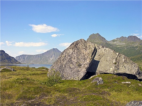 挪威,岩石,风景