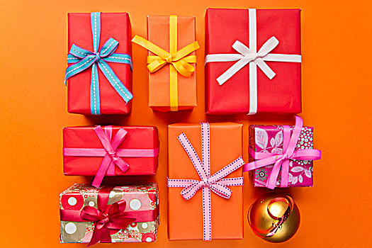 喜庆,包装,圣诞礼物