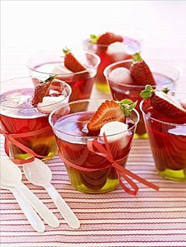 果冻,草莓,果浆软糖