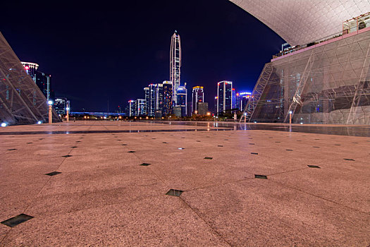 深圳市民中心夜景