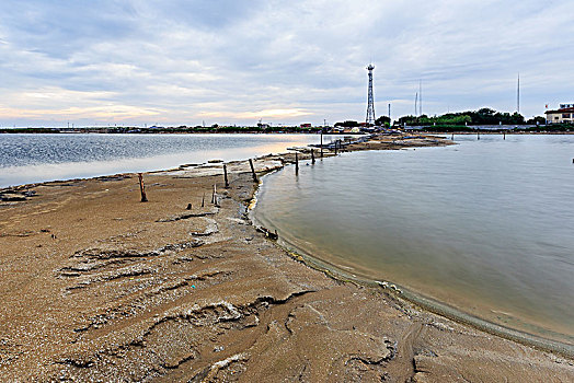 海滨日暮