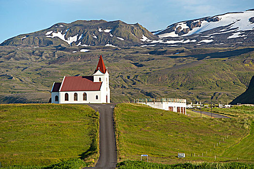 路德教会,靠近,斯奈山半岛,西部,冰岛