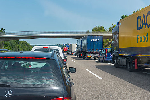 救助,道路,塞车,高速公路,巴伐利亚,德国,欧洲