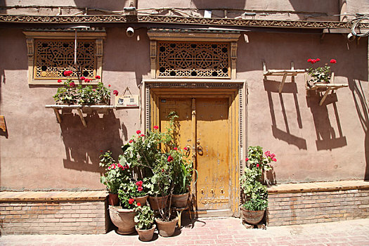 新疆喀什,古城民居建筑艺术,见证新疆文化历史的延续