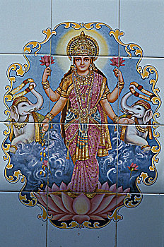班加罗尔,陶瓷,印度教,女神,财富