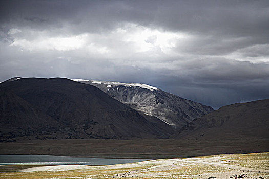 山,湖,拉达克,印度