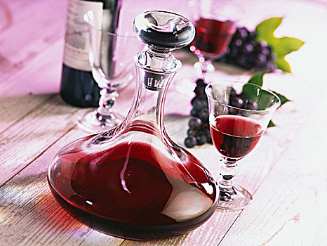 玻璃瓶,红酒