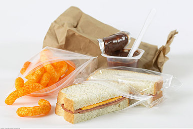 学校午餐盒饭图片